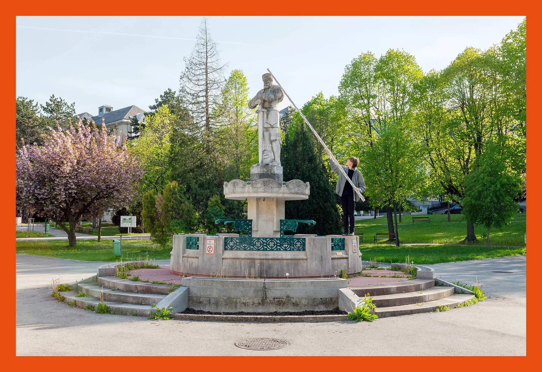 1913 Roland Fountain, Lainz, 13th district – uncommented